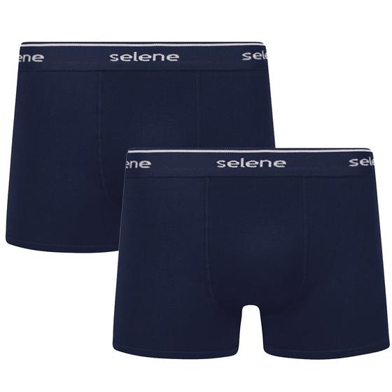 Imagem de Kit Com 2 Cuecas Box Boxer De Algodão Tamanhos Plus Size X1 X2 X3