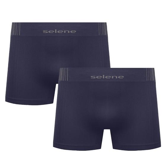 Imagem de Kit Com 2 Cuecas Boxer Box Infantil Juvenil Em Microfibra Sem Costura Selene