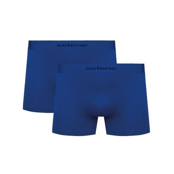 Imagem de Kit Com 2 Cuecas Boxer Box Infantil Juvenil Em Microfibra Sem Costura Selene