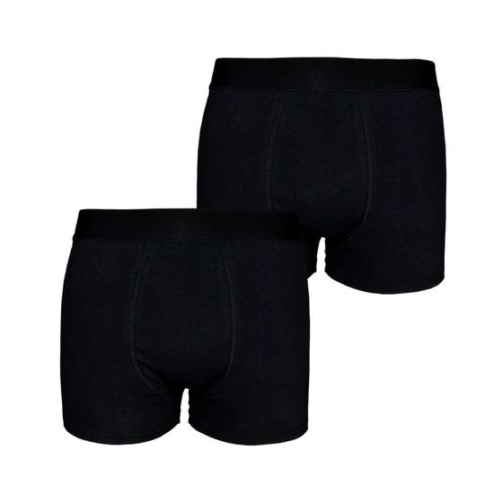 Imagem de Kit com 2 Cuecas Boxer Box Try Basics Algodão Cotton Lisa Básica Casual Moda Masculina