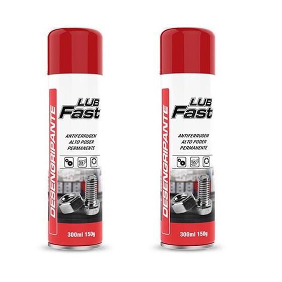 Imagem de Kit com 2 Desengripantes Anticorrosivo Lub Fast 300ml