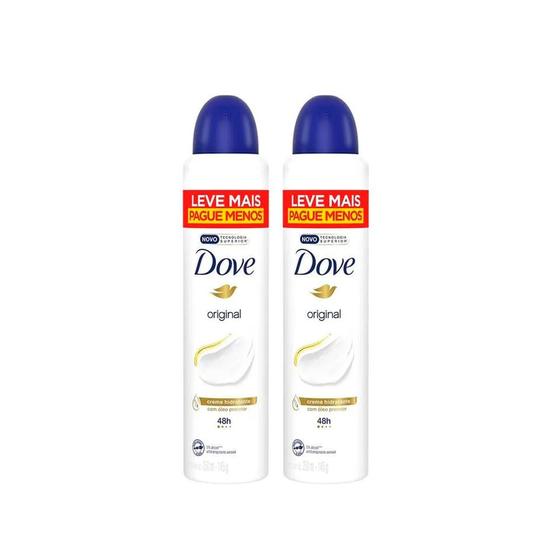 Imagem de Kit com 2 Desodorante Dove Aero Original 250ml cada