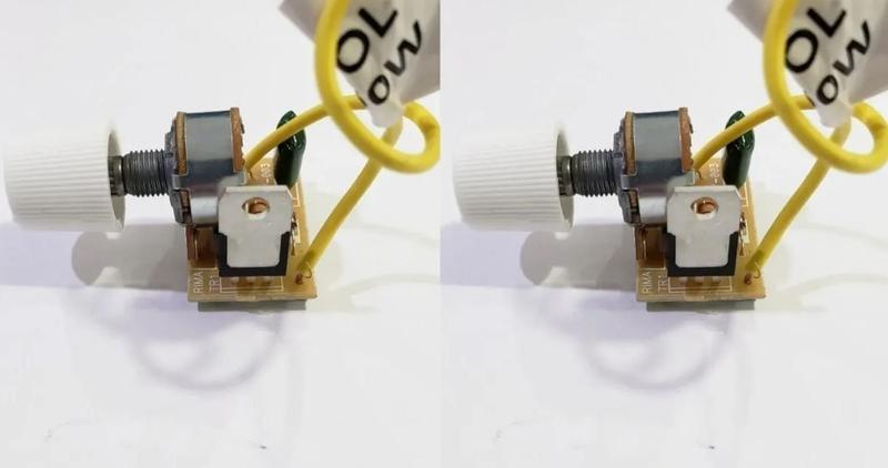 Imagem de Kit com 2 Dimmer Rotativo em Bloco 110v/220v Com Off 1000w Branco