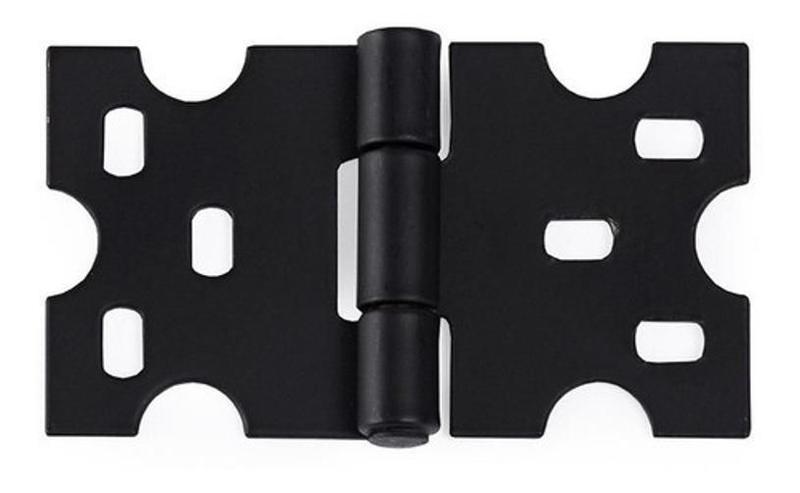 Imagem de Kit Com 2 Dobradiças Rustica Mexicana Preto