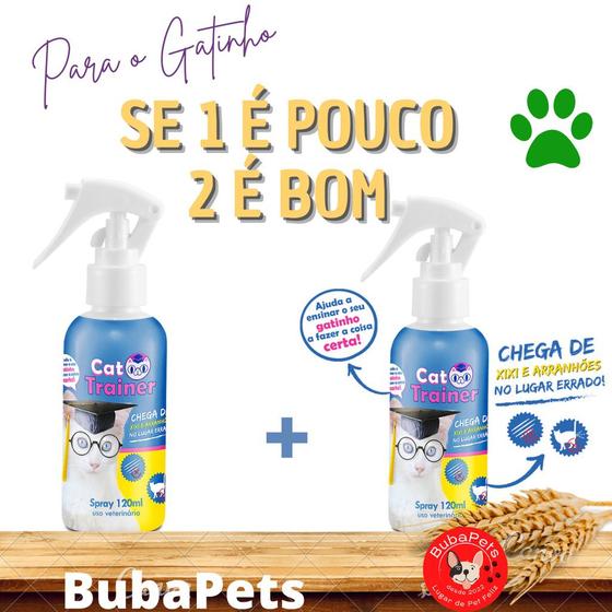 KIT com 2 Educador para Gatos em spray 120 ml Cat Trainer CatMyPet