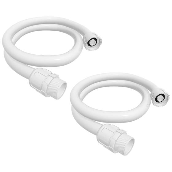 Imagem de Kit Com 2 Engate Flexível 1/2 X 50Cm Com Anel Deslizante