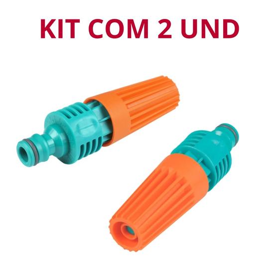 Kit com 2 Esguicho Rosqueável C/ Jato Regulável Mangueira Tramontina Oferta Menor preço em Kit com 2 Esguicho Rosqueável C/ Jato Regulável Mangueira Tramontina Oferta