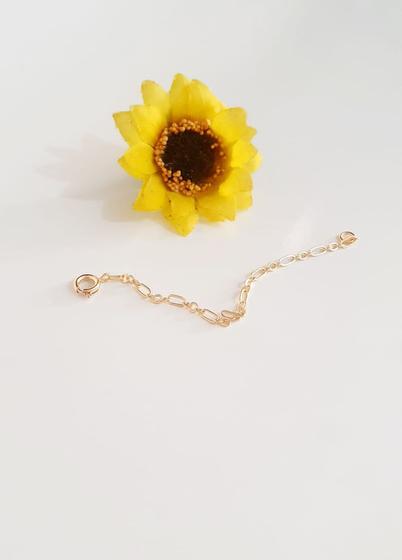 Imagem de Kit com 2 extensor para pulseira colar ou tornozeleira 10cm e 5cm
