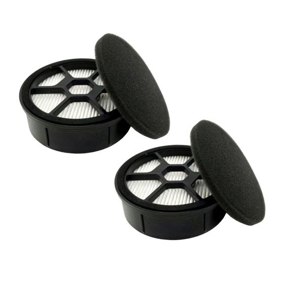 Imagem de Kit com 2 Filtro HEPA e 2 Espuma para Aspirador Electrolux Cyclone Power PTE10