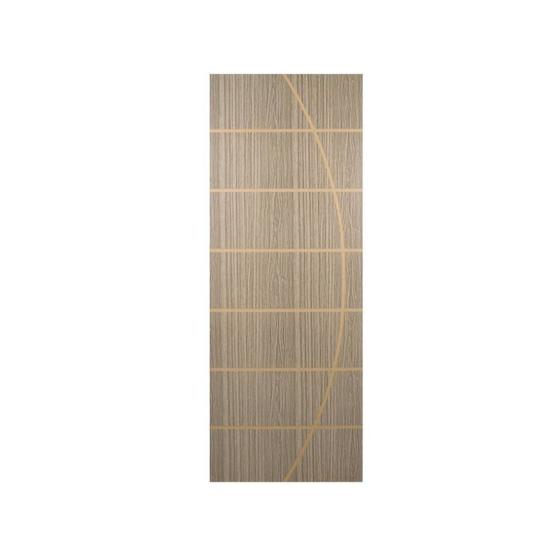 Imagem de Kit com 2 Folhas de Porta Madeira Decorada 210x60cm Espessura 3,5cm Neblina Mgm