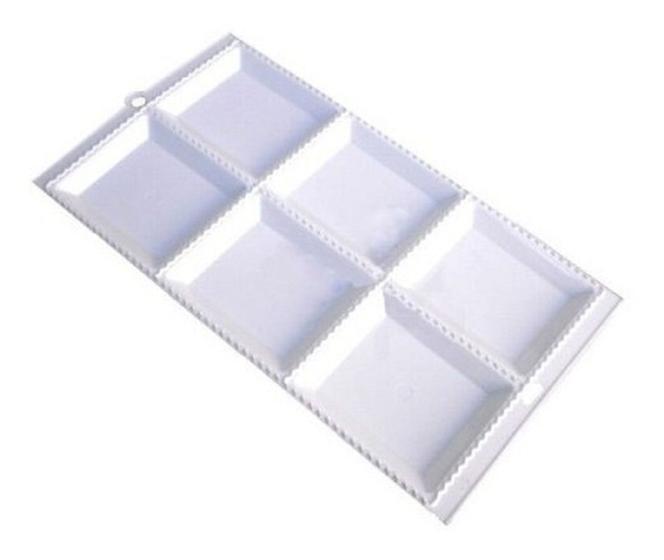 Imagem de Kit Com 2 Forma Para Modelar Pastel 6 Cavidades Prático P/ Confeiteiro