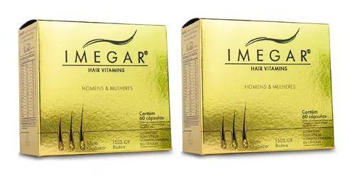 Imagem de Kit com 2 Imegar Hair Homens E Mulheres 60Cps  - Nutrends