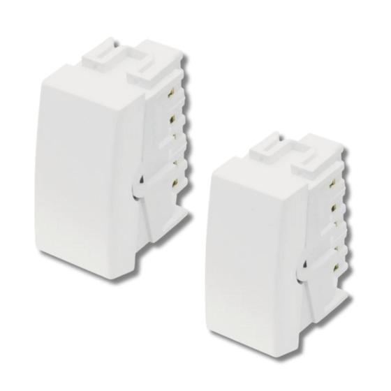 Imagem de Kit com 2 Interruptores Módulos Paralelo 16A 250V - Fame