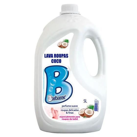 Imagem de Kit com 2 Lava Roupas Coco Galão 5L Barbarex