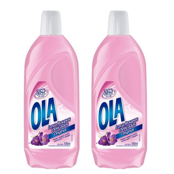 Imagem de Kit com 2 Lava Roupas Ola Original 500ml Cada