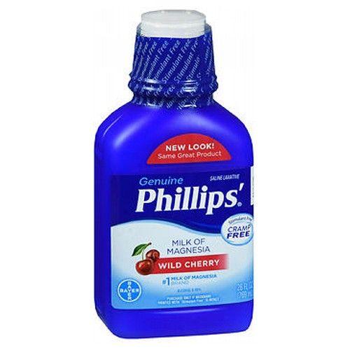 Imagem de Kit com 2 Leite de Magnésia Líquido Sabor Cereja Bayer Phillips - 26 oz