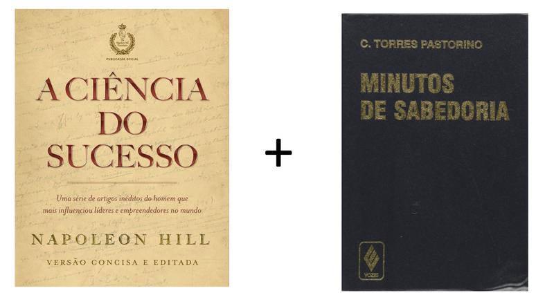 Imagem de Kit Com 2 Livros De Bolso - Minutos De Sabedoria + A Ciencia Do Sucesso - Napoleon Hill