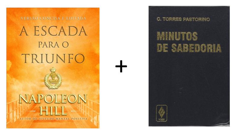Imagem de Kit Com 2 Livros De Bolso - Minutos De Sabedoria + A Escada Para O Triunfo - Napoleon Hill