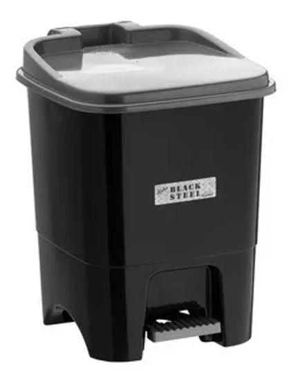 Kit Com 2 Lixeiras Quadradas Preta Reforçada 15L Banheiro Cozinha Escritório Pedal Menor preço em Kit Com 2 Lixeiras Quadradas Preta Reforçada 15L Banheiro Cozinha Escritório Pedal