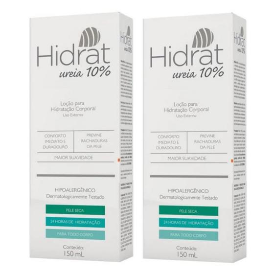 Imagem de Kit com 2 Locao de Hidratacao Corporal Hidrat Ureia 10% Cimed 150ml