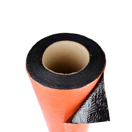 Kit com 2 Manta Asfáltica Auto Adesiva Terracota 20cm x 10m Menor preço em Kit com 2 Manta Asfáltica Auto Adesiva Terracota 20cm x 10m