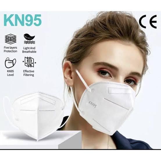 Imagem de KIT com 2 Máscaras de Proteção com Elástico (Orelha) KN95 PFF2