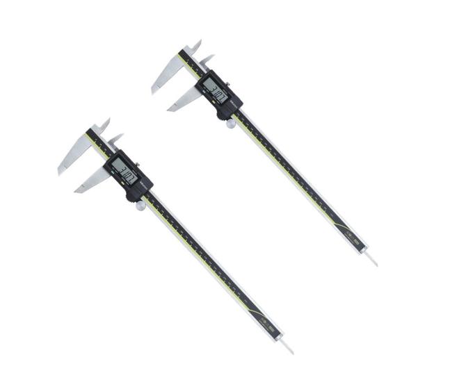 Imagem de kit com 2 Paquímetro Mitutoyo Digita Absolute 200mm Digimatic Cliper 