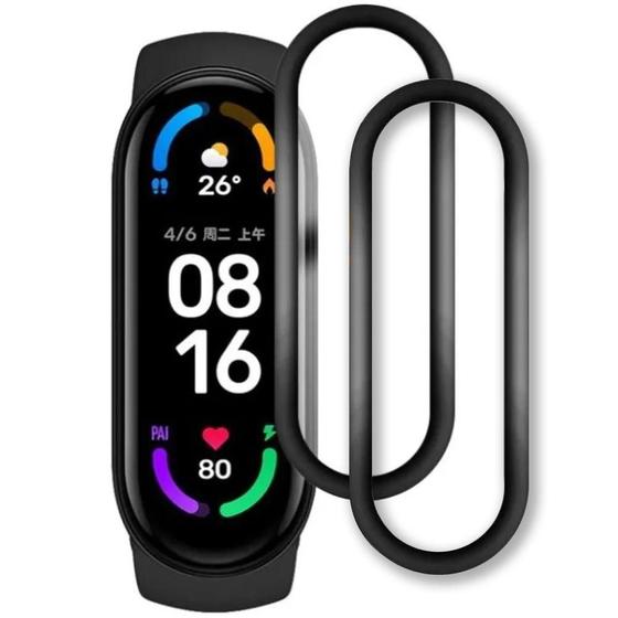 Imagem de Kit Com 2 Películas Mi Band 6 Premium Nano 9D - Armyshield