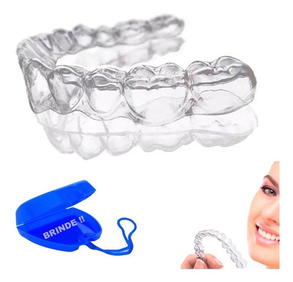 Kit Com 2 Placa Moldável Anti Bruxismo Dental Ranger Dentes Prime
