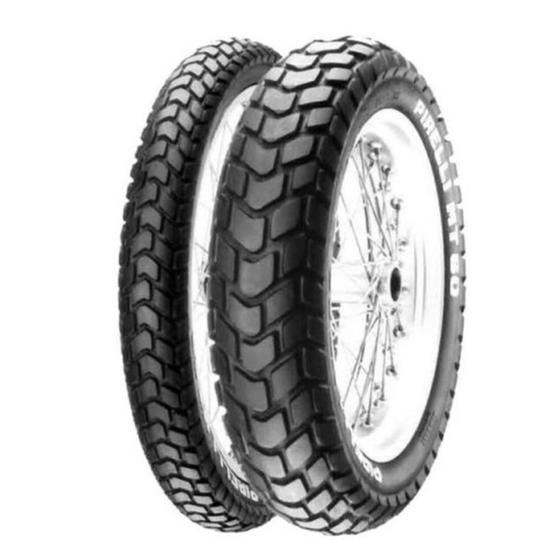 Kit com 2 Pneus MT60 Pirelli 110/90-17 + 90/90-19 Menor preço em Kit com 2 Pneus MT60 Pirelli 110/90-17 + 90/90-19