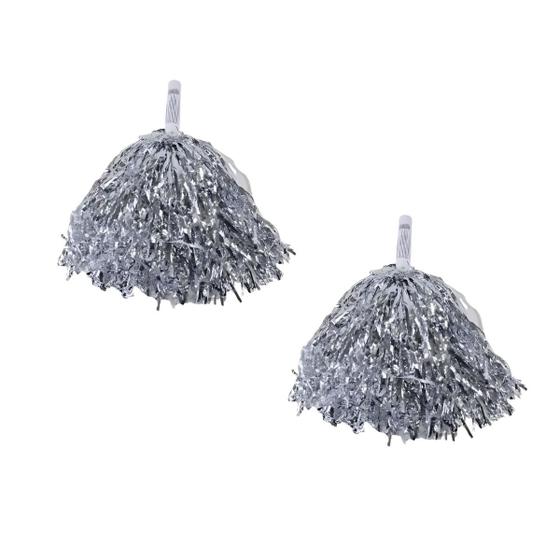Imagem de Kit com 2 Pom Pom Metalizados  Brilho e Diversão