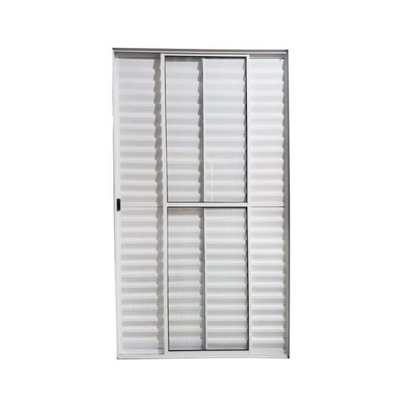 Imagem de Kit com 2 Portas Balcão de Alumínio 3 Folhas 210 X 150cm Linha Modular