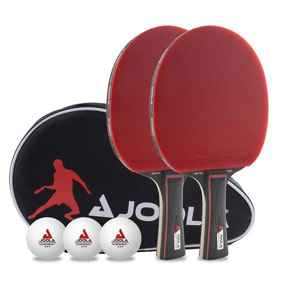 Imagem de Kit com 2 Raquetes, 3 Bolas e uma Capa Duo Set Pro