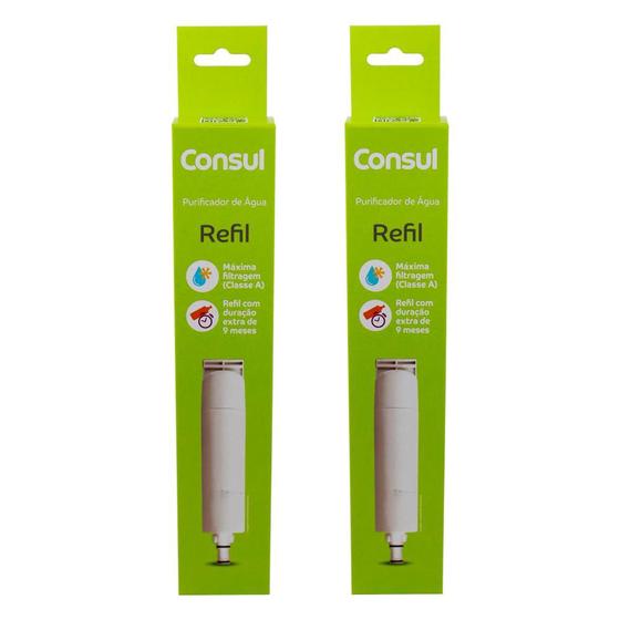 Kit Com 2 Refil Consul CIX01AX para Purificador CPC30 CPB35 e CPB36 (Original) Menor preço em Kit Com 2 Refil Consul CIX01AX para Purificador CPC30 CPB35 e CPB36 (Original)