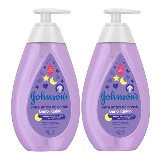 Imagem de Kit Com 2 Sabonete Líquido Johnsons Baby Hora Do Sono - 400ml