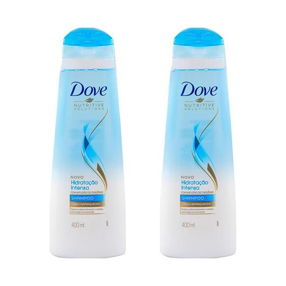 Imagem de Kit Com 2 Shampoo Dove Hidratação Intensa 400Ml
