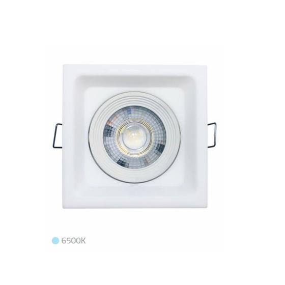 Imagem de Kit com 2 spot led deep branco quadrado 5w