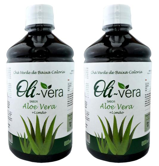 Kit com 2 Suco de Babosa (Aloe Vera) - Limão Menor preço em Kit com 2 Suco de Babosa (Aloe Vera) - Limão