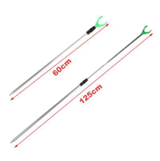 Imagem de Kit Com 2 Suportes Vara De Pesca Barranco Com Regulagem