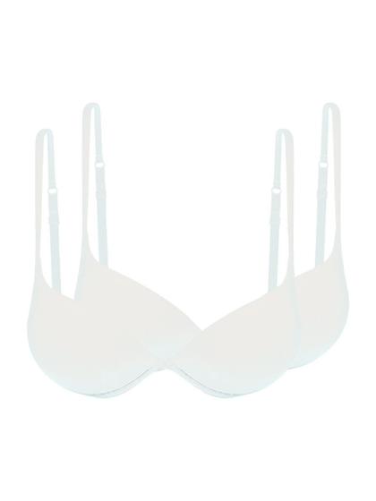 Imagem de Kit com 2 Sutiãs com Aro e Bojo Push Up Hope 2384 Taça B