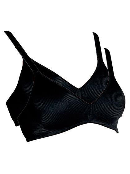 Imagem de Kit com 2 Sutiãs sem Aro e sem Bojo Moderato Demillus 61100