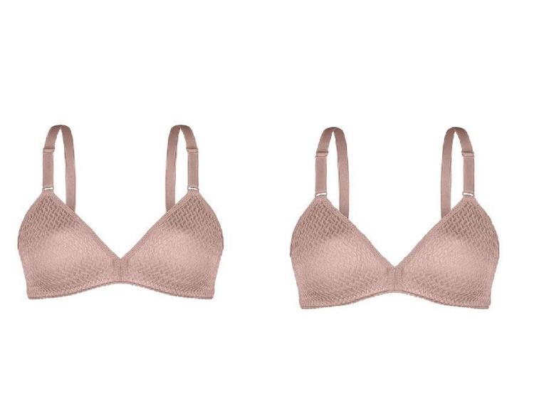 Imagem de Kit com 2 Sutiãs Sem Bojo Duloren Lingerie - Ref. 121500