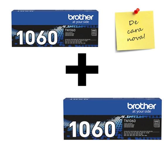 Kit com 2 toner TN1060 Tn-1060 1060 Original Brother DCP1617 HL1202 hl1212 1512 1602 Menor preço em Kit com 2 toner TN1060 Tn-1060 1060 Original Brother DCP1617 HL1202 hl1212 1512 1602