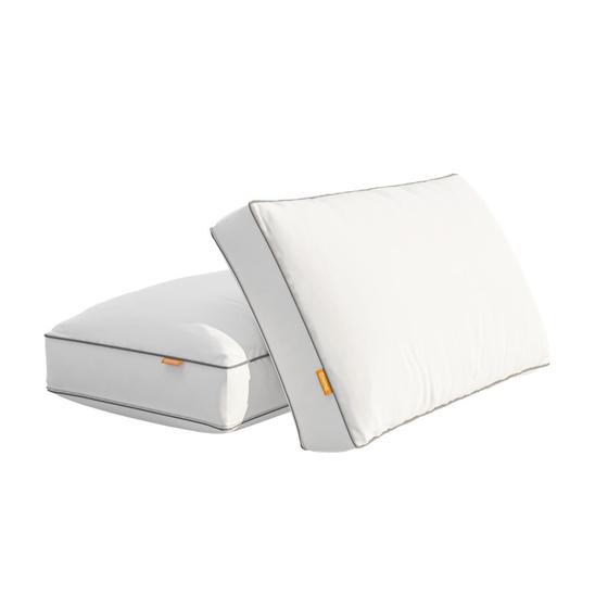 Imagem de Kit com 2 Travesseiros de Microfibra Ajustáveis Emma