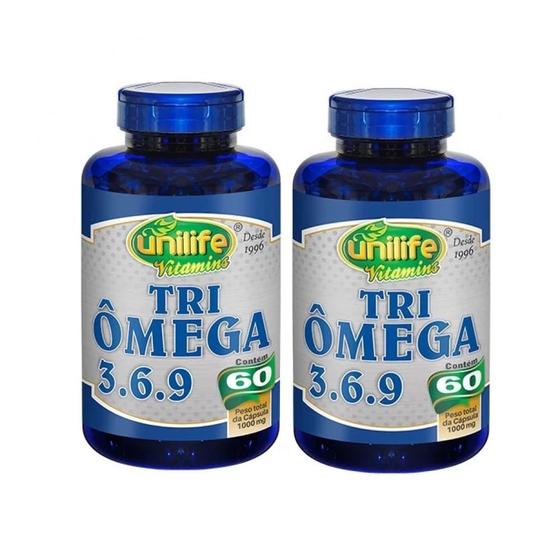 Imagem de Kit com 2 - Tri-omega 3.6.9 com 60 Capsulas 0 Autentic0  Cimed 