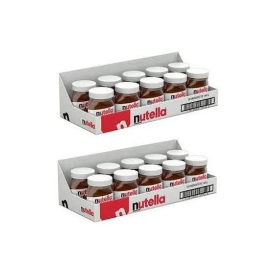 Imagem de Kit com 2 unidades de Creme de Avelã Nutella Original 10x140gr