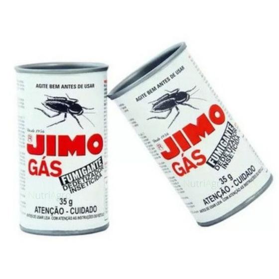 Kit com 2 Unidades Jimo Gás Fumigante Dedetizador Inseticida de 35g Menor preço em Kit com 2 Unidades Jimo Gás Fumigante Dedetizador Inseticida de 35g