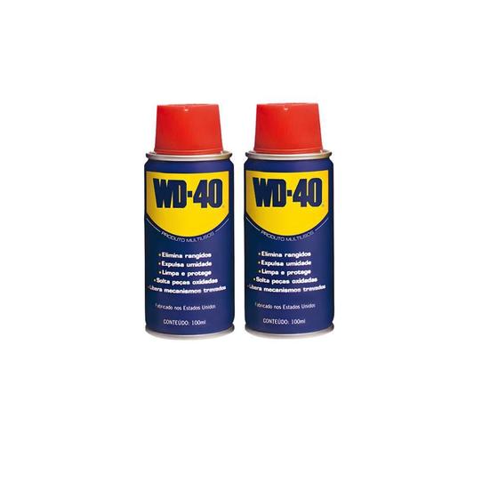 Imagem de Kit com 2 unidades - lubrificante wd-40 100ml spray 