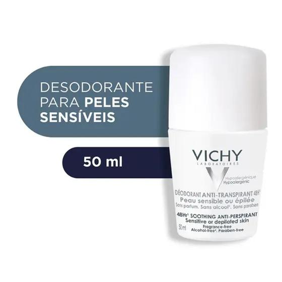 Imagem de KIT COM 2 Vichy Soothing Desodorante Roll On Antitranspirante 50 Ml