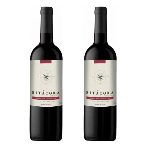 Imagem de Kit com 2 Vinhos Chileno Bitácora Cabernet Sauvignon